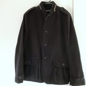 John varvatos hooded coat